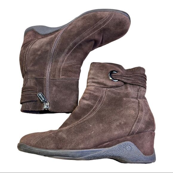 BLONDO 8 Brown  Ankle Boots Waterproof Suede Leather Bootie Winter Outdoors - Picture 4 of 8